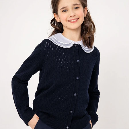 OJGCE03-Z4 Кардиган(синий) Рост 122-164