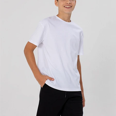 Белая футболка на физкультуру BBT02J-00